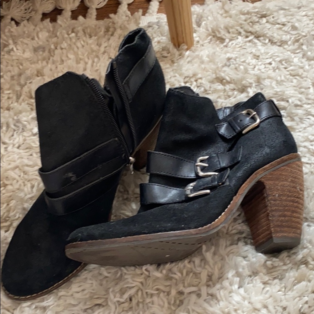 Dolce Vita Black Buckled Boots